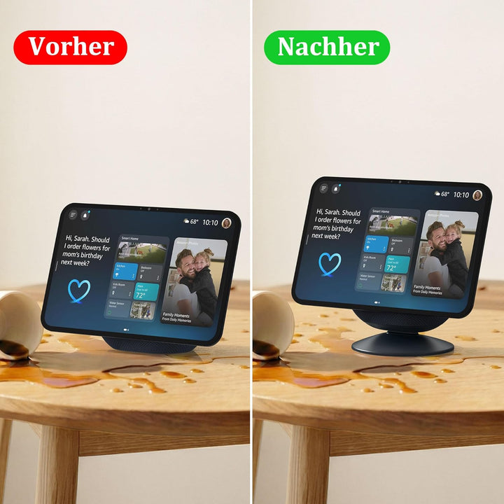 PlusAcc Ständer für Show 11/8 (neueste Gen.) – Verstellbarer Tischhalter mit Neigungsfunktion und Ru