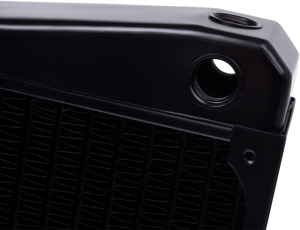 Alphacool 14245 NexXxoS XT45 Full Copper X-Flow Radiator - CPU Wasserkühlung - 280mm, Kupfer / Schwa
