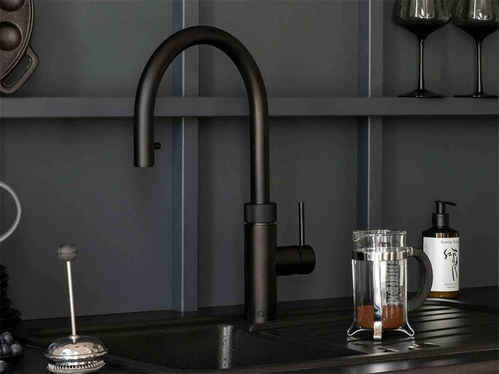 Quooker PRO3-VAQ B & CUBE | Flex schwarz 100°C Sprudel- & Kochendwassersystem