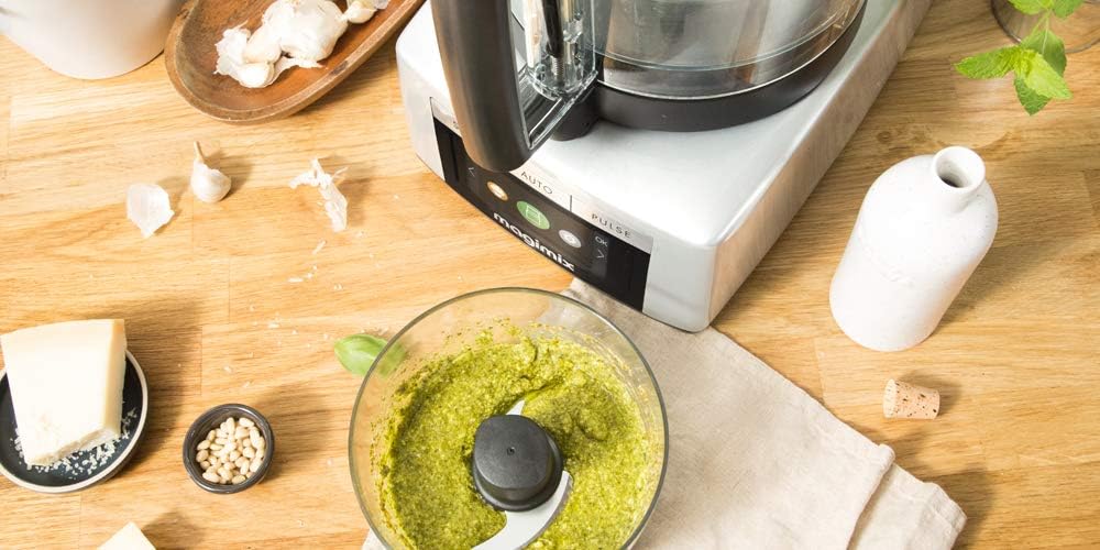 Magimix Cook Expert Küchenmaschine Chrom matt Weiss, Weiss