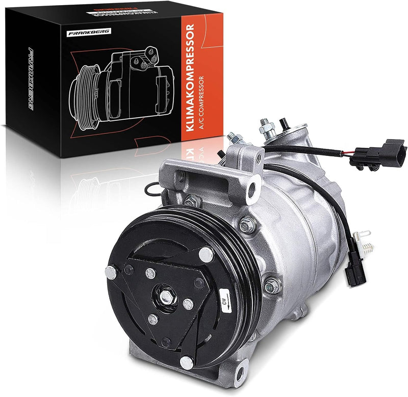 Frankberg Klimakompressor Klimaanlage Kompatibel mit S60 II 134 2.0L 2.4L Diesel 2010-2018 V70 III 1