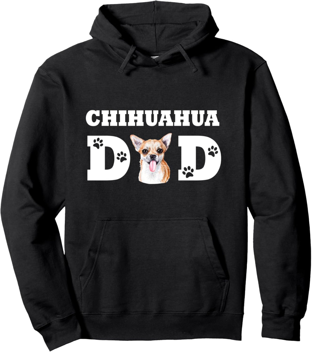 Chihuahua Dad Chihuahua Papa Hundepapa Hund Pullover Hoodie