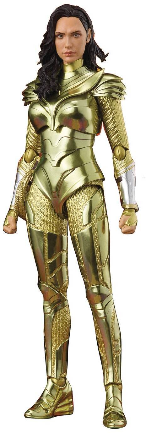 BANDAI - Wonder Woman 1984 - sh figuarts - Wonder Woman golden Armor 16 cm, BAS60499, Mehrfarbig, On