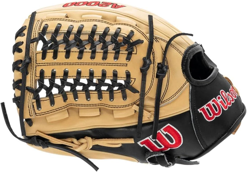 Wilson Herren 2022 A2000 D33 (P) Baseball-Handschuh 11.75" Blonde/Schwarz – Standardhandschuh, 11.75