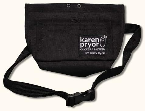 Karen Pryor Clicker Training Terry Ryan Beutel für Leckerlis, Schwarz, 1 Count (Pack of 1)