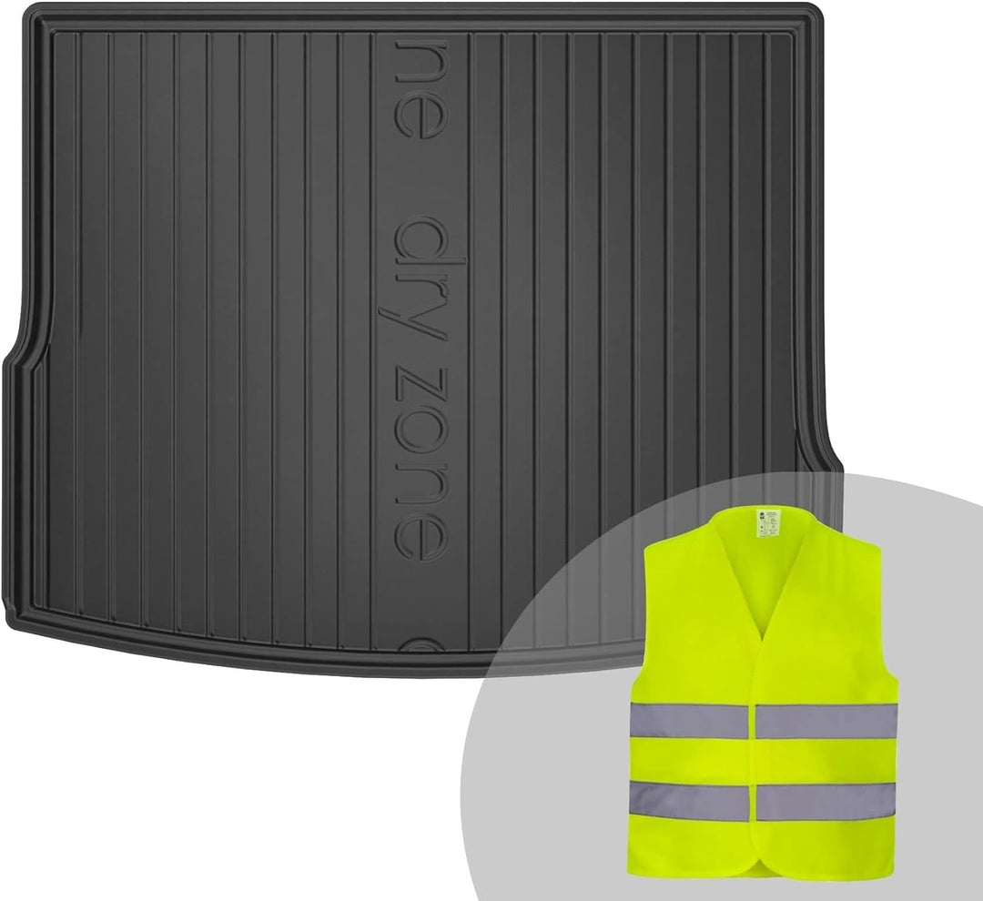 FROGUM DryZone Gummimatte Ganzjährige Praktische Auto Kofferraummatte Kofferraumwanne passend für Vo
