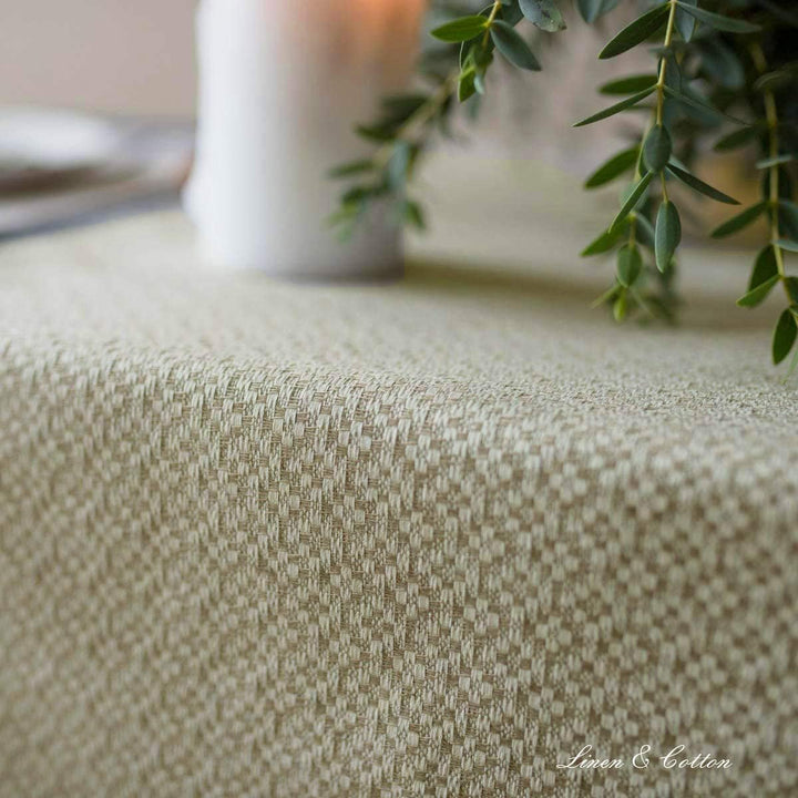 Linen &amp; Cotton Hübscher Dekorativer Tischläufer Stoff Tischband Tischwäsche Decorus - 44% Leinen, 56