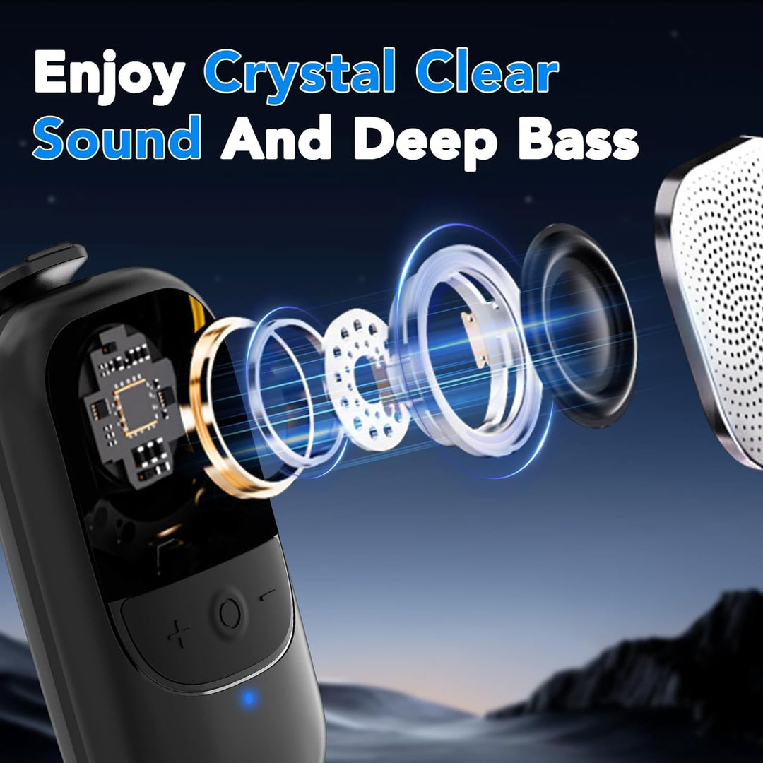 Tiksounds M3 - Leistungsstarker Bluetooth-Lautsprecher, 24 Stunden Laufzeit, IP67 Wasserschutz, Ster