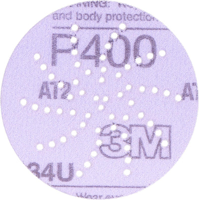 3M Hookit Purple Clean Schleifscheibe 343U, 30272, P500, 50 Scheiben pro Karton 1, 1