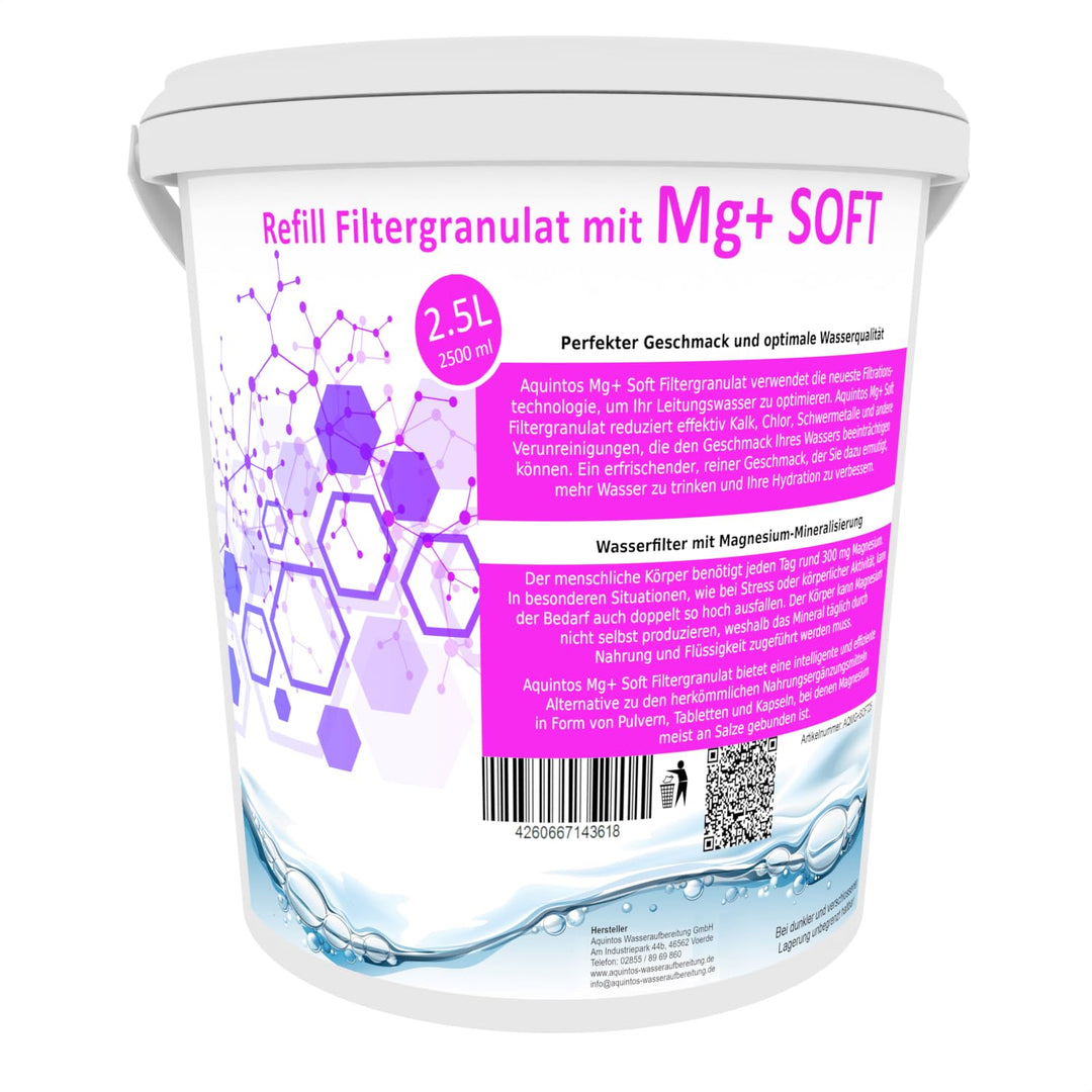 ReFill Filtergranulat mit Mg+ Ersatz für BWT Magnesium Mineralized und Aarke Enriched Mg+ Soft Filte