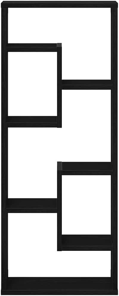 vidaXL Wandregal Schwarze Eiche 36 x 16 x 90 cm Holzwerkstoff, Schwarze Eiche