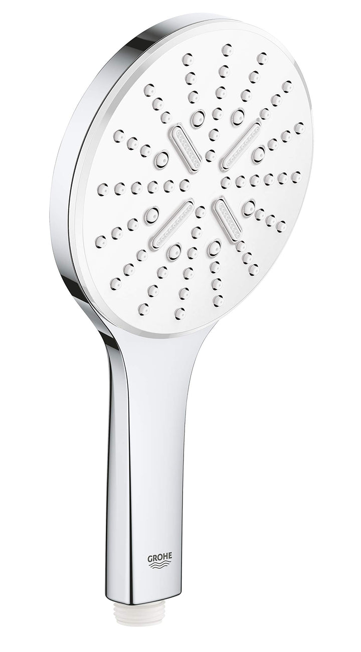 GROHE Rainshower SmartActive 130 - Handbrause (wassersparend, 3 Strahlarten, 13cm Handbrause, Univer