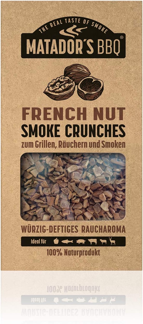 MATADOR'S BBQ Smoke Crunches Räucherchips zum Grillen, Räuchern und Smoken, nachhaltig und hochwerti