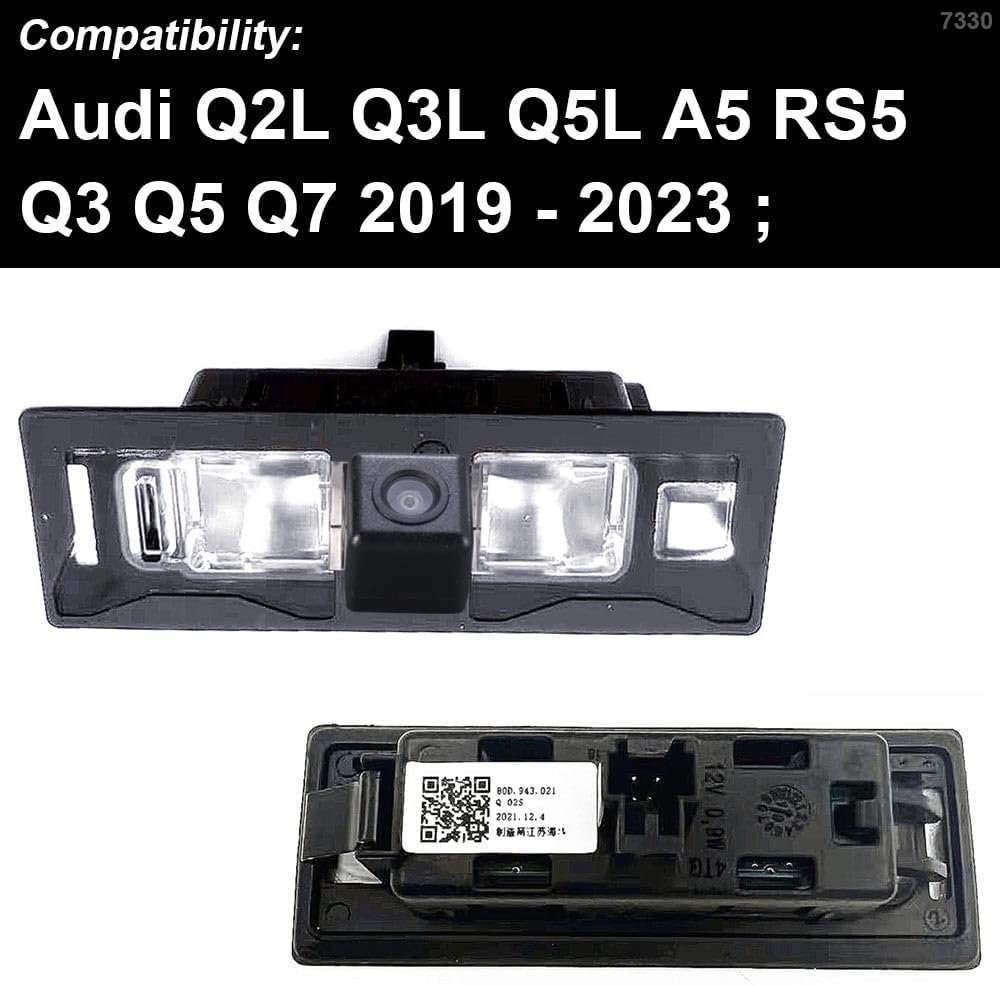 Weitwinkel Auto Kamera Einparkhilfe Wasserdicht Nachtsicht HD Rückfahrkamera Ersatz für Audi Q2L Q3L