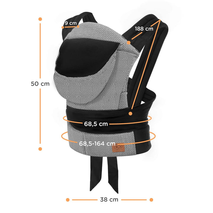 Kindekraft ADOREE Babytrage ab 3 Monate, Ergonomische Mei Tei, Verstellbare, 2 Tragemöglichkeiten: B