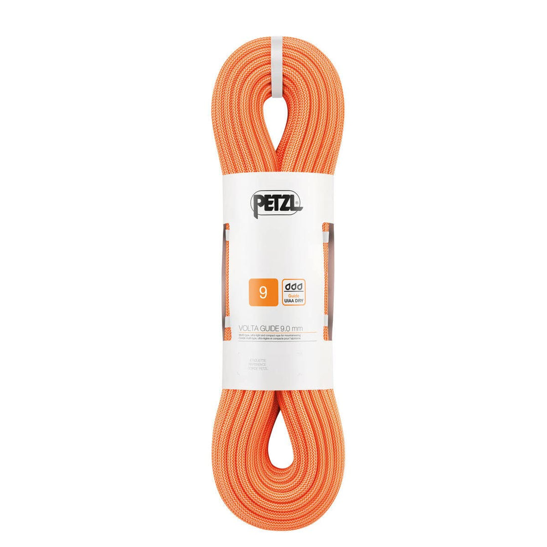 Petzl Volta Kletterseil 9 mm, für Erwachsene, Unisex, Orange, 100 m