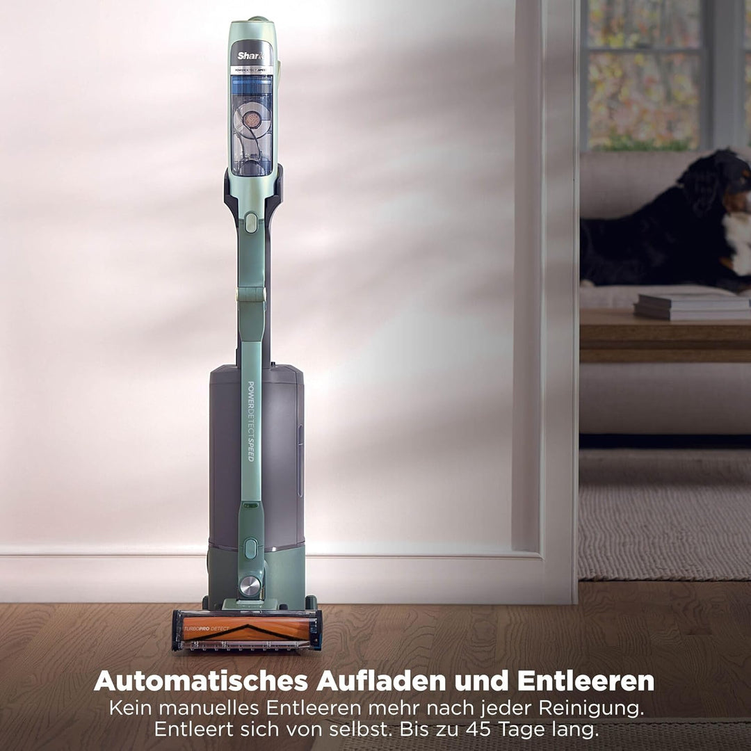 Shark Detect Speed Clean & Empty Pet Pro Akku-Staubsauger, Reverse Clean, bis zu 60 Minuten Laufzeit