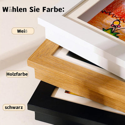 WDMJxar 2 Stück Bilderrahmen Kinderzeichnungen A4 für 150 bilder, Kinderkunst Aufbewahrungsrahmen Ki