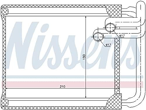 Nissens 77632 Wärmetauscher, Innenraumheizung
