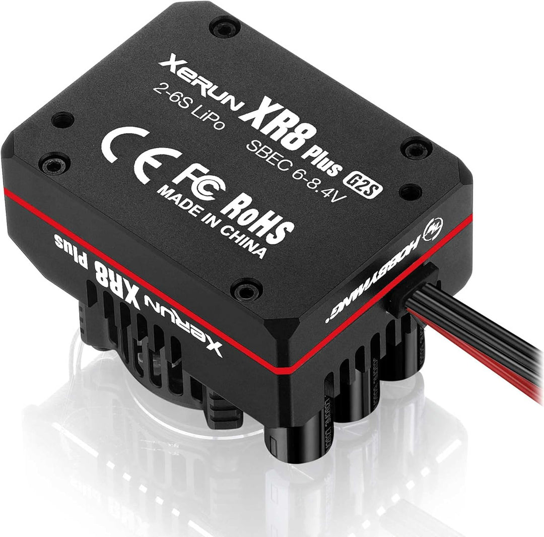 HobbyWing Xerun XR8 Plus G2 Brushless Regler 200A2-6S LiPo 1:8 Buggy Truggy Fahrzeuge HW30113304