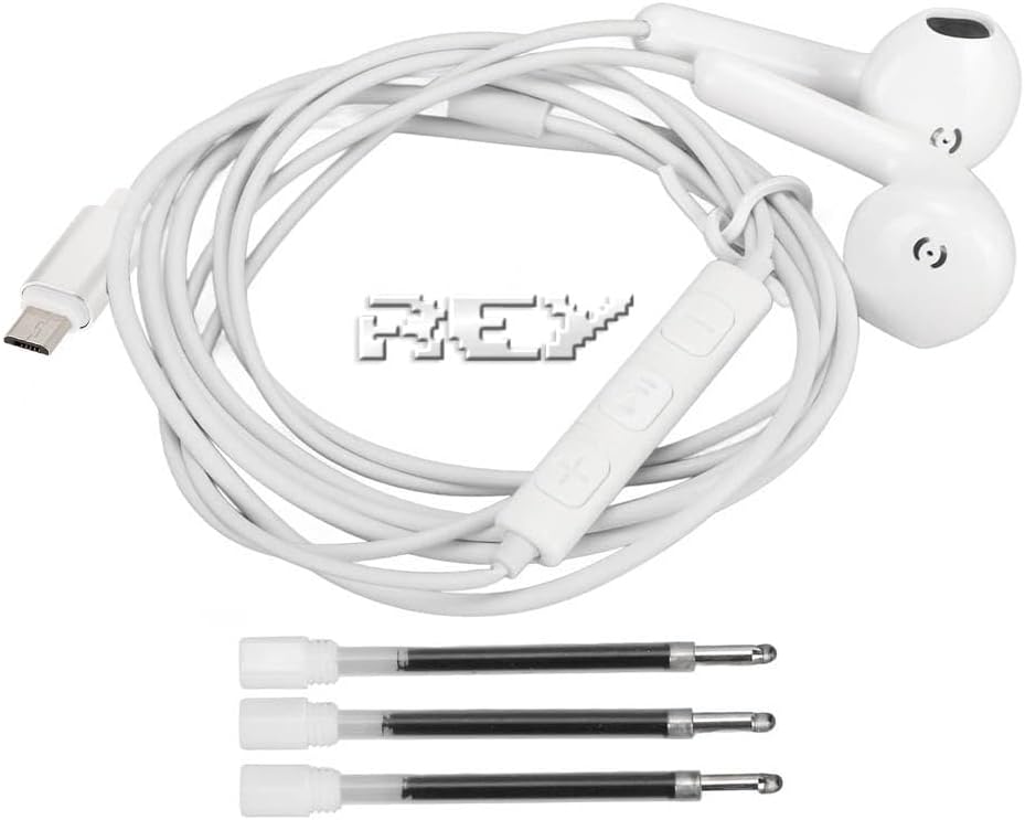 REY Versteckter Audio-Spionage-Stift-Rekorder, bis zu 32 GB, einschliesslich Micro-USB-Kabel, Handbu