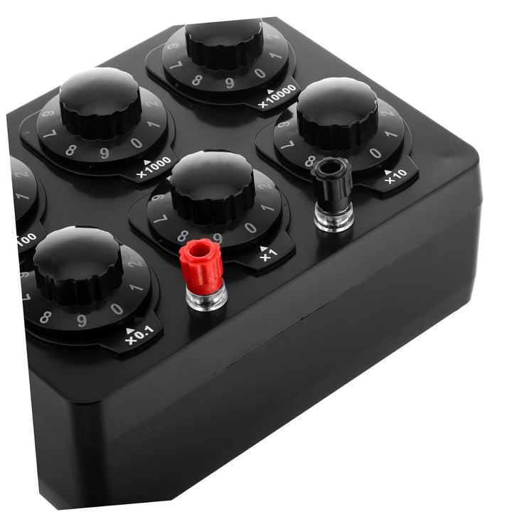 MAGICLULU Einstellbare Widerstandsbox Ohm für Oberschüler Lehrwerkzeug für Physikalische Experimente
