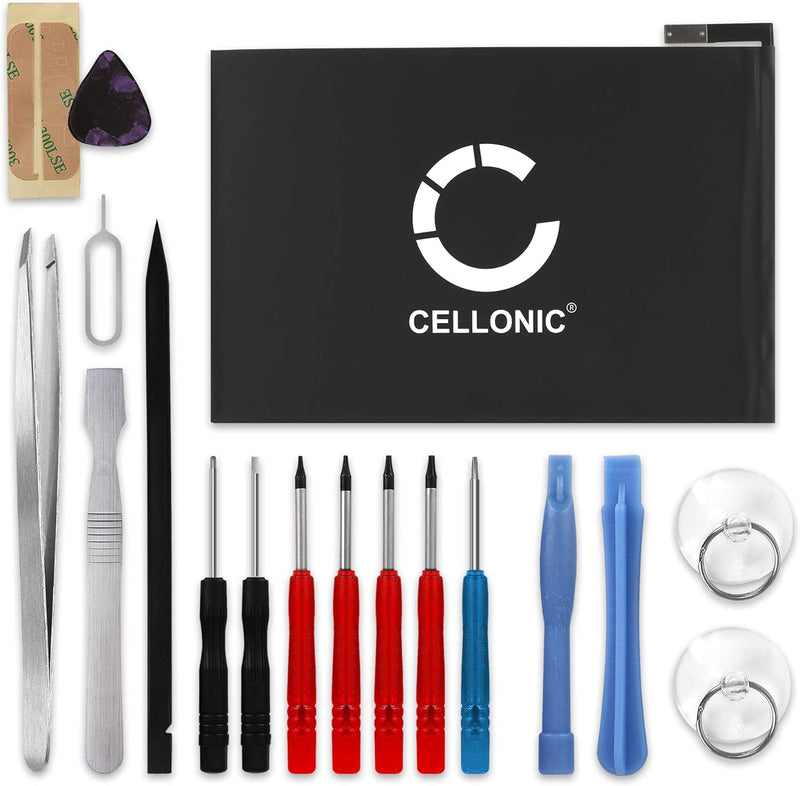 CELLONIC® Ersatz Akku A1546 für iPad Mini 4 (A1538/A1550) 5100mAh + Werkzeug-Set 17tlg Ersatzakku fü