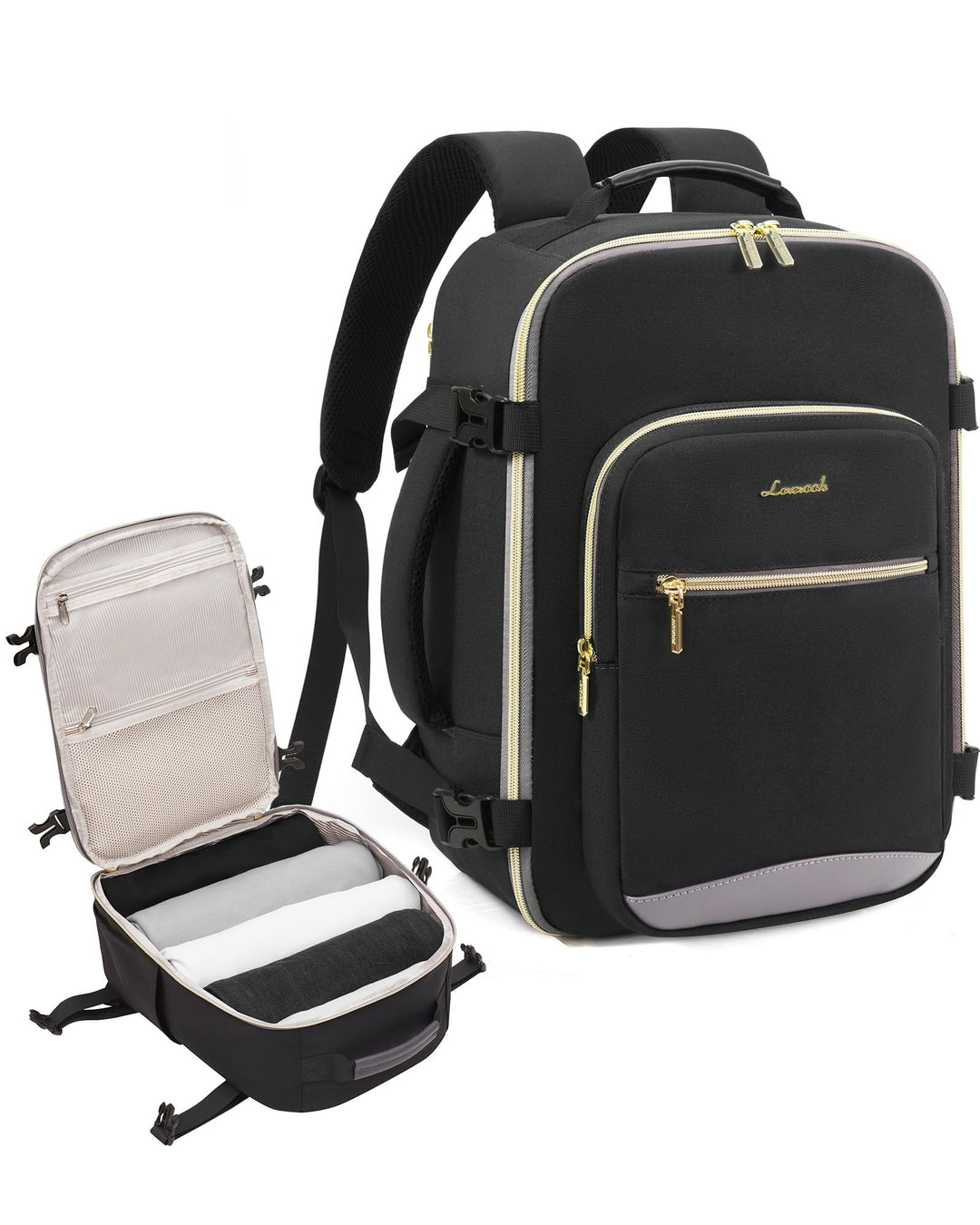 LOVEVOOK Ryanair Handgepäck 40x30x20, Klein Handgepäck Rucksack Tasche Reiserucksack Flugzeug, Carry