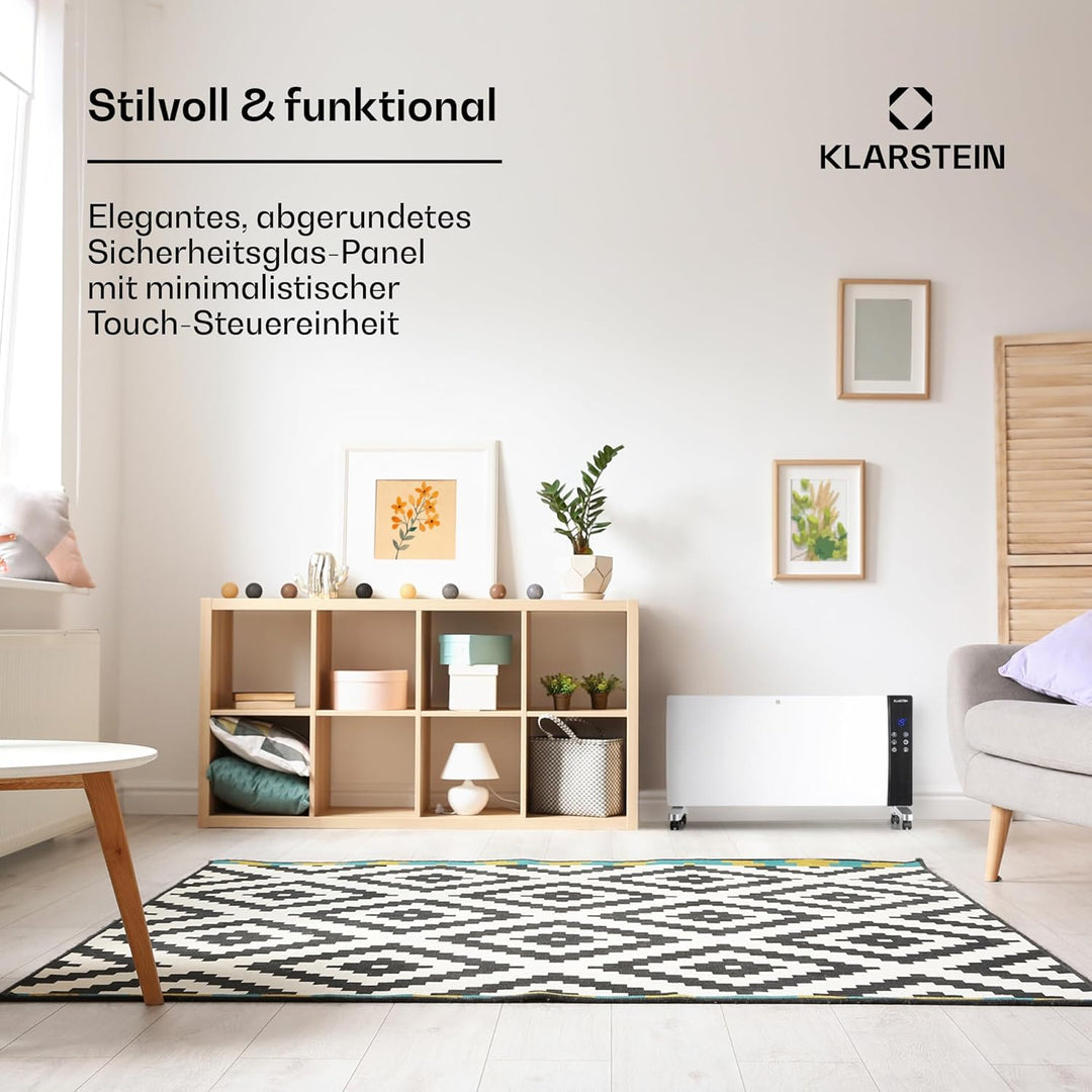 Klarstein Lindholm Konvektionsheizgerät, Heizung, LED-Display, Touch-Panel, Fernbedienung, Timer, 2