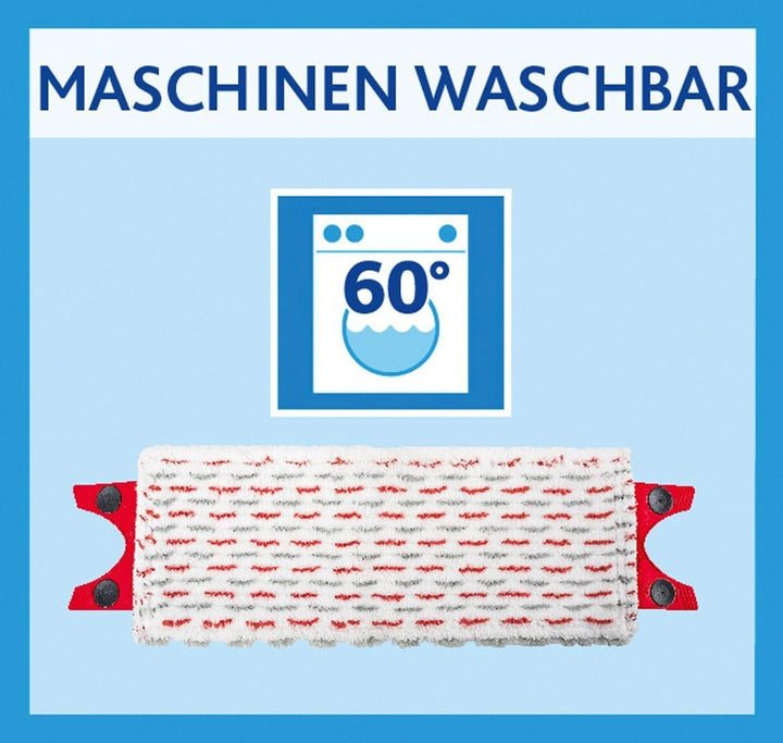 Vileda Ultramax Zusatzbezüge 4Stk Universal-Mikrofaserlappen I Wischbezug Ultramax für Holzböden Par