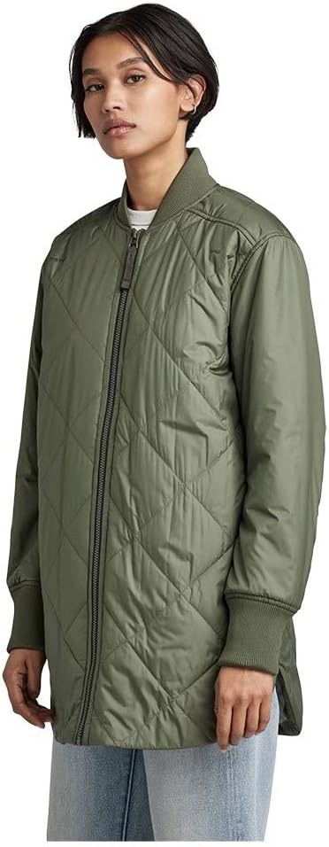 G-STAR Damen Padded Bomber Collar Jacke Jackets, Grün (Lt Hunter D22045-b958-8165)