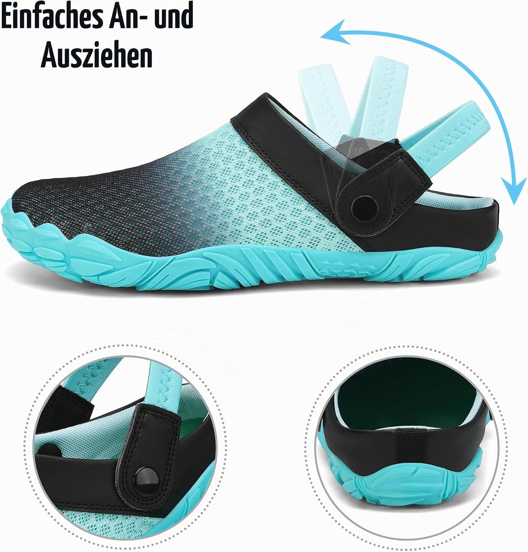 SAGUARO Sommer Clogs Herren Gartenschuhe Damen Hausschuhe Leicht Pantolette rutschfest Badelatschen