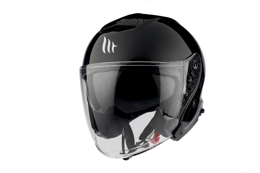MT HELMETS THUNDER 3 SV JET SOLID A1 GLOSS BLACK XL