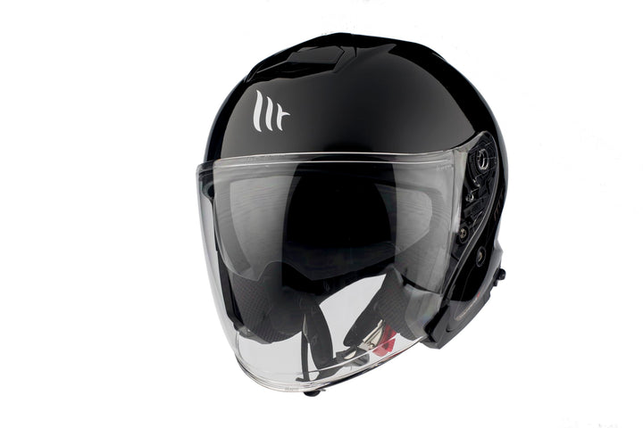 MT HELMETS THUNDER 3 SV JET SOLID A1 GLOSS BLACK XL