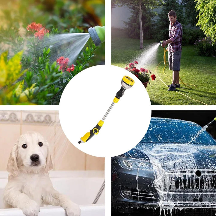 Water Wand, Water Nozzle, Portable Long Pole Design Ensures Adjustable, Powerful Spray, Durable Cons