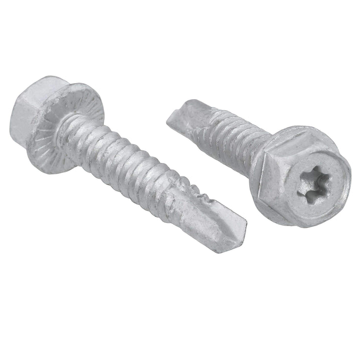 Sechskant-Bohrschraube SW10 + TX25, Zinklammellenbeschichtung, Unterkopf-Sperrverzahnung, 6.3x32 mm,