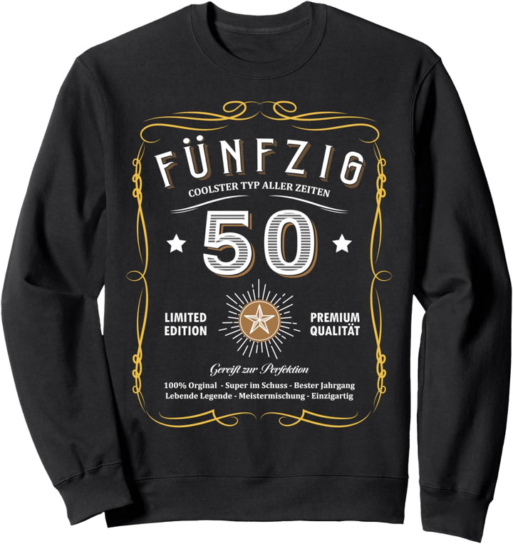 1971 Geburtstag Männer 50 Jahre Lustig 50er 50 Geburtstag Sweatshirt