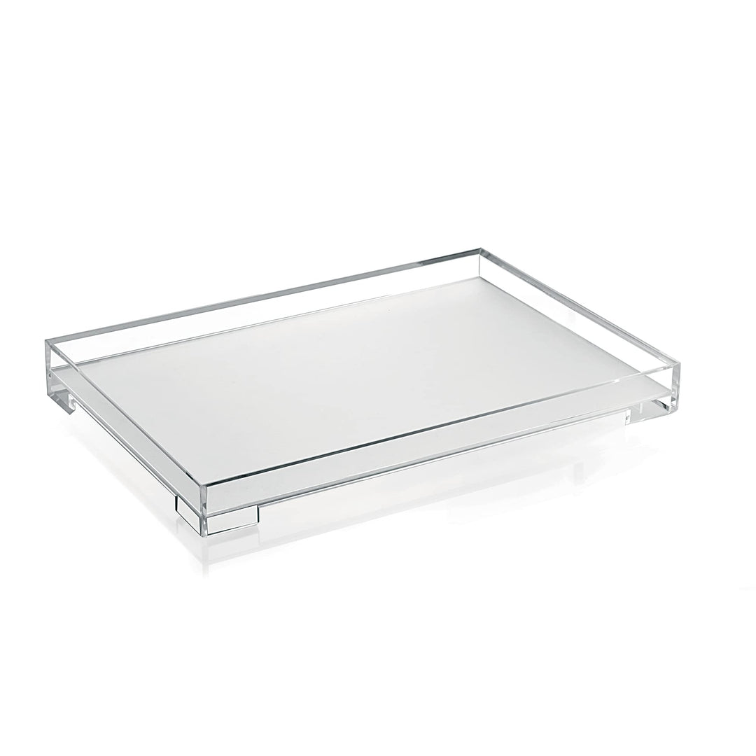 Guzzini - Icons ESSENCE, L Tablett - Transparent, 46x32xh5 cm - 19780000 46 x 32 x 5 cm Transparent,