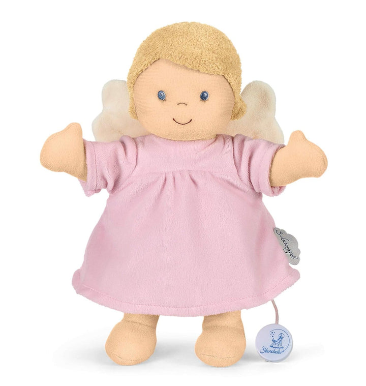 Sterntaler Spieluhr Schutzengel, Integriertes Spielwerk, Grösse: 27 cm, Rosa