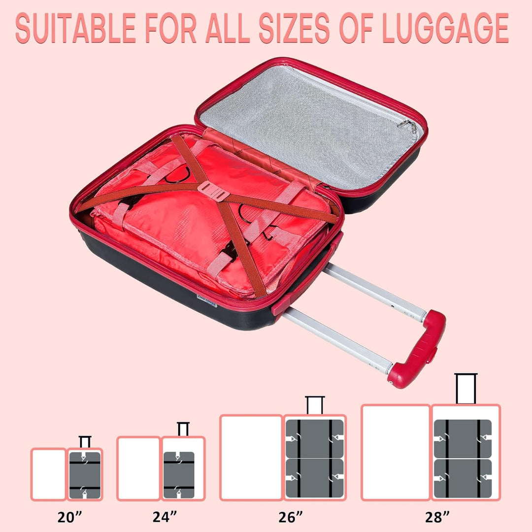 Koffer Organizer Hängende Verpackung Würfel Tragbare Schrank Regale Kompressive Reisegepäck Essentia
