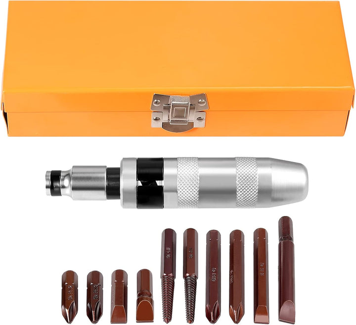 Justech 12stk 1/2" Schlagschraubendreher Schlagschrauber Hand Handschlagschrauber Schlagschraubendre