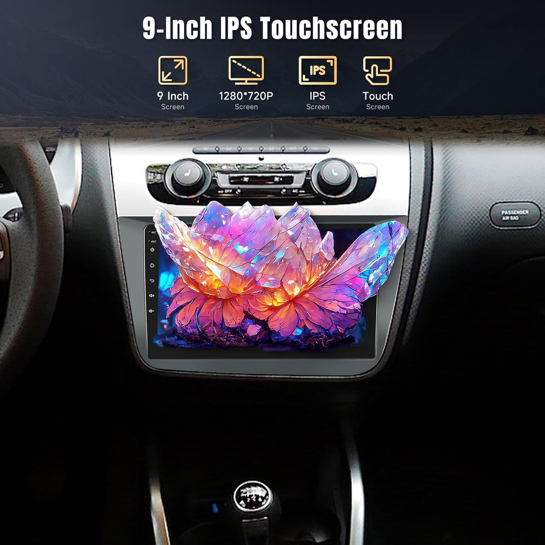 Podofo Carplay Autoradio für Seat Altea 2004-2015(Linkslenker),Android 2G+32G HiFi Android Auto GPS