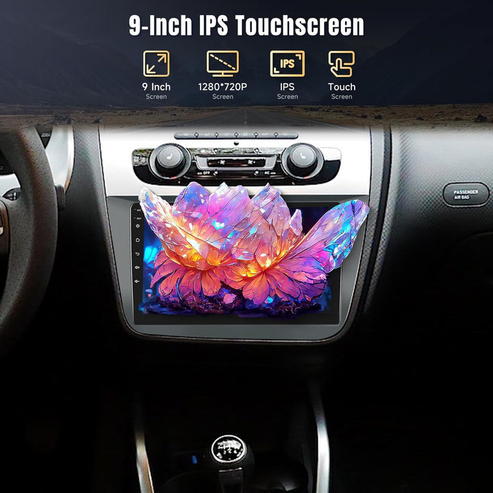 Podofo Carplay Autoradio für Seat Altea 2004-2015(Linkslenker),Android 2G+32G HiFi Android Auto GPS