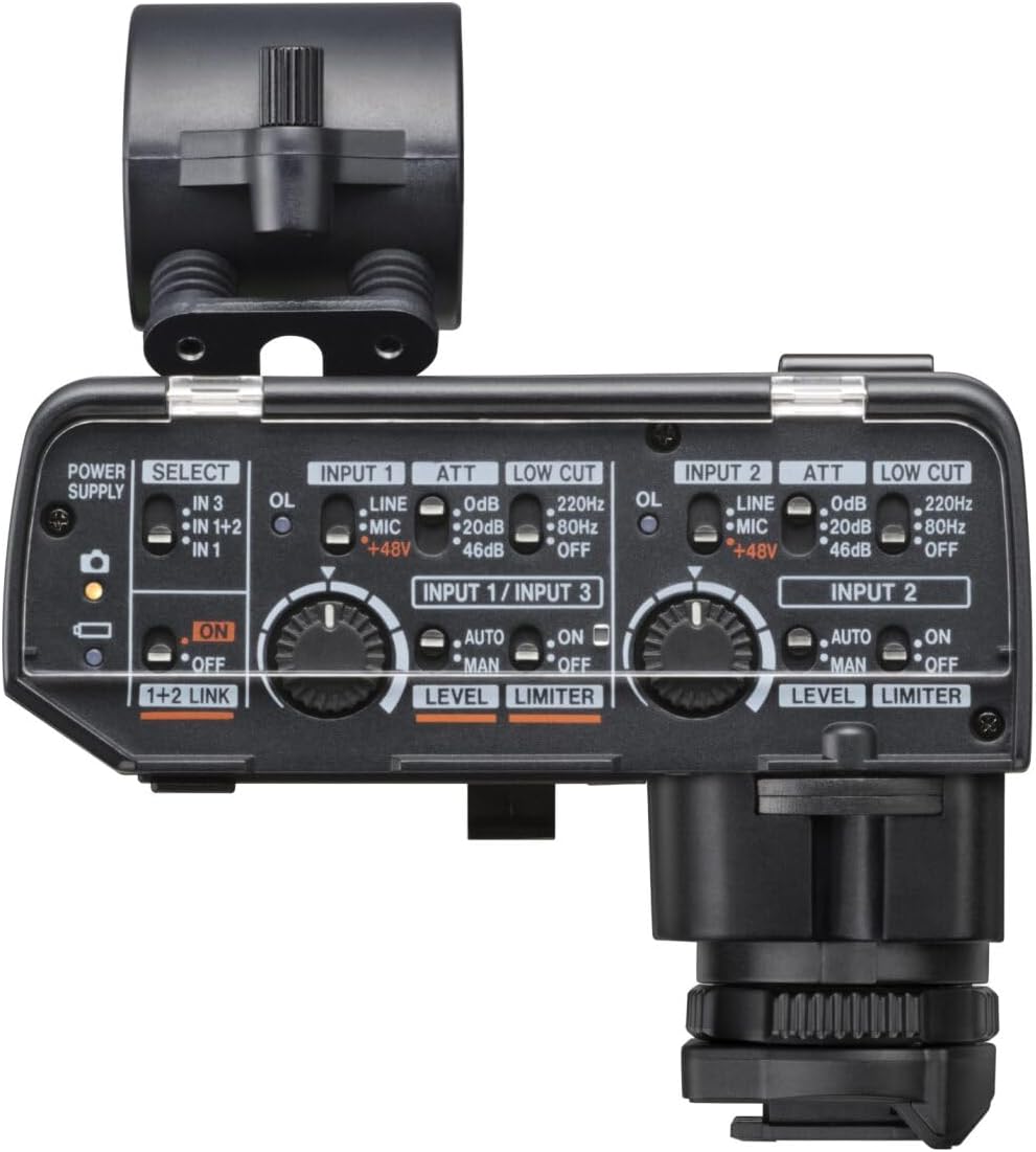 TASCAM CA-XLR2d-N – Digitaler XLR Mikrofonadapter für spiegellose Nikon Kameras