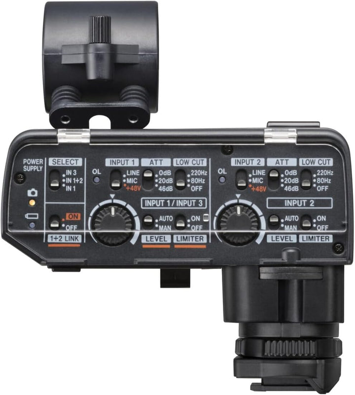 TASCAM CA-XLR2d-N – Digitaler XLR Mikrofonadapter für spiegellose Nikon Kameras