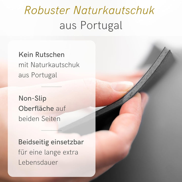 LOTUSCRAFTS Arise Yogamatte rutschfest, Made In Spain, Yoga Matte aus Naturkautschuk, 185 x 65 x 0,4