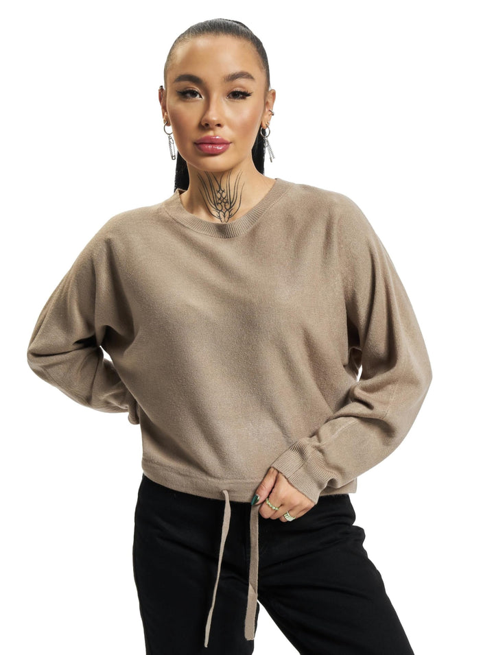 ONLY Damen Onlamalia L/S Batwing KNT Noos Pullover XS Mocha Meringue, XS Mocha Meringue