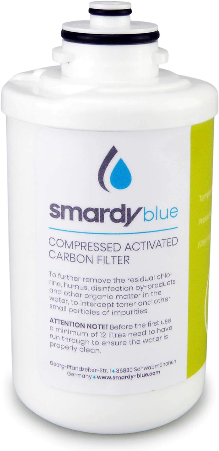 smardy 2in1 Ersatzfilter Set - Aktivkohle-Filter + Ultrafiltrations-Membran für Soda & Cool Wassersp