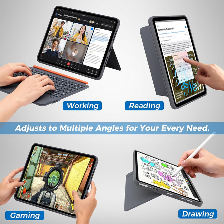 Flex Tastaturhülle für iPad Pro 12,9 Zoll (3., 4., 5. und 6. Gen) und iPad Air 13 (M2 2024/M3 2025/M