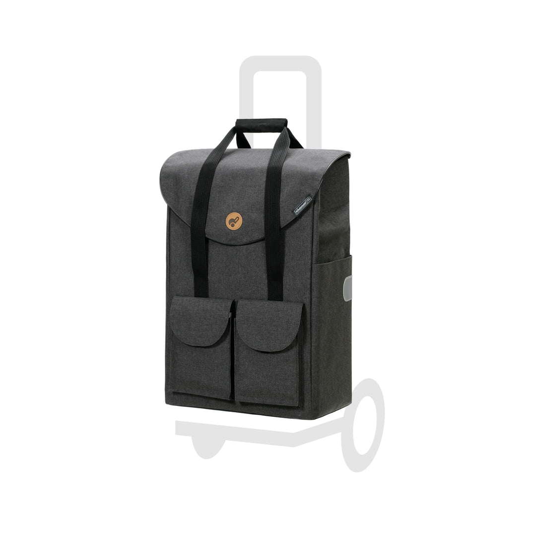 Andersen Einkaufstrolley Ersatztasche - 54 Liter - Seiten- & Fronttasche - Tragegriff - extra Innenf